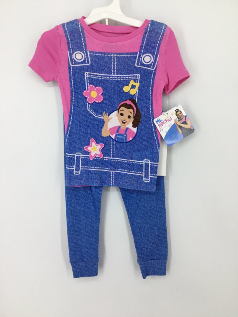 Ms. Rachel Child Size 4 Pink Pajamas - girls