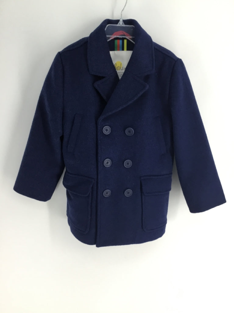 Boden Child Size 7 Navy Solid Outerwear - boys