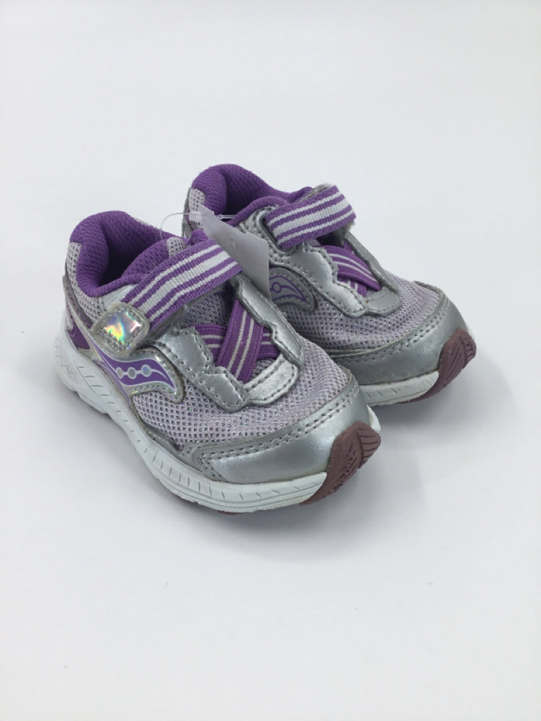 Saucony Child Size 5 Toddler Purple Sneakers