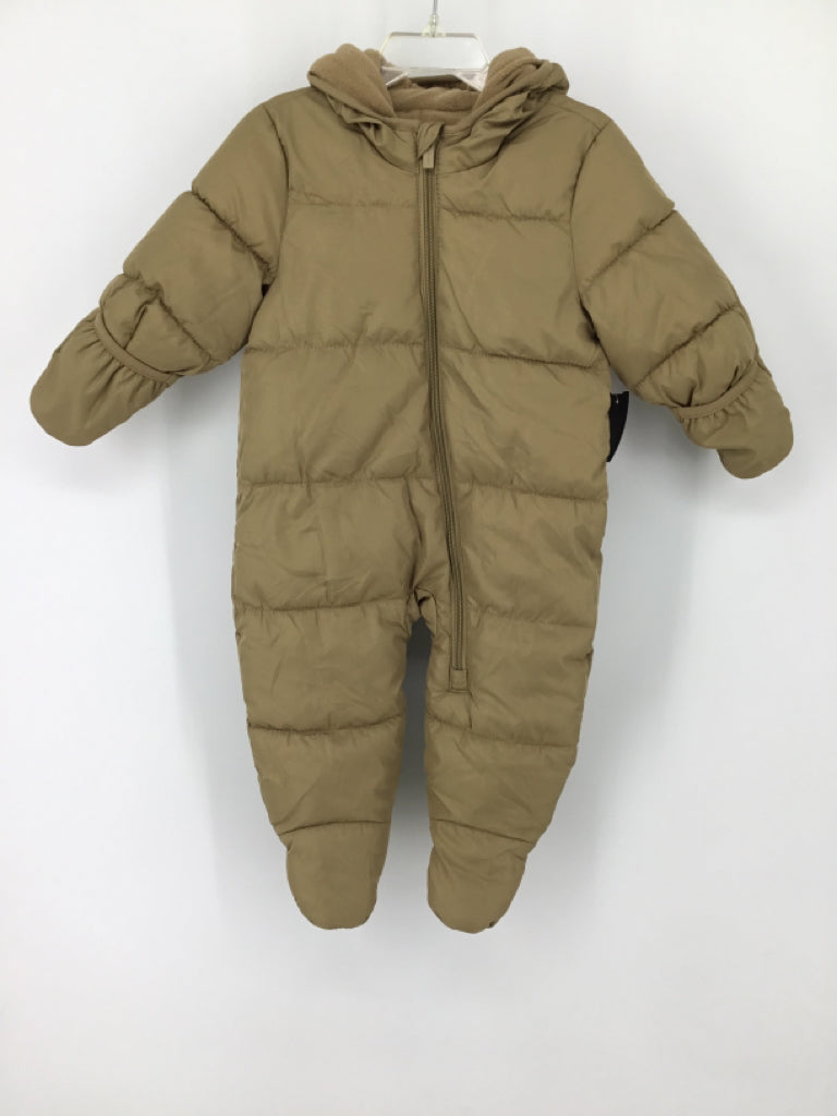 Old Navy Child Size 6-12 Months Tan Solid Outerwear - boys