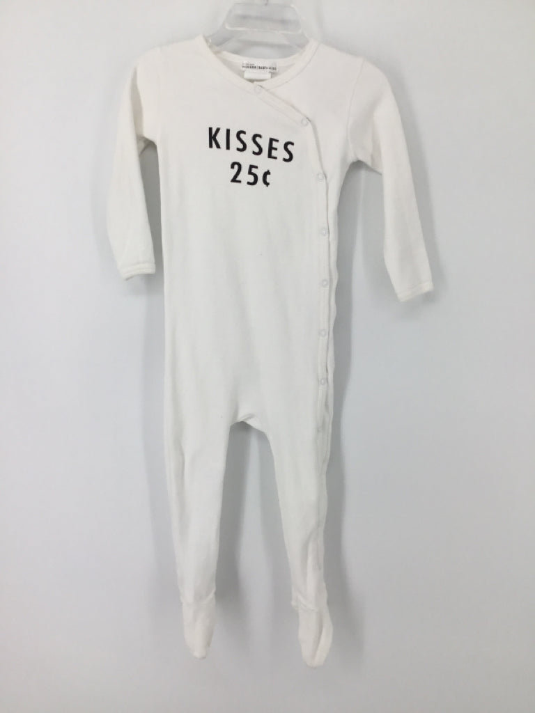 Pottery Barn Kids Child Size 18-24 Months White Sleepers