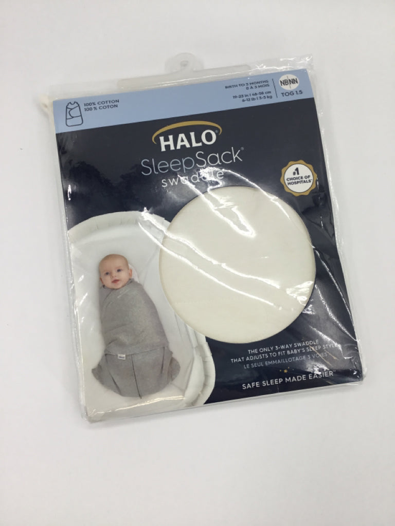 Halo Child Size Newborn White Sleep Sacks & Swaddles