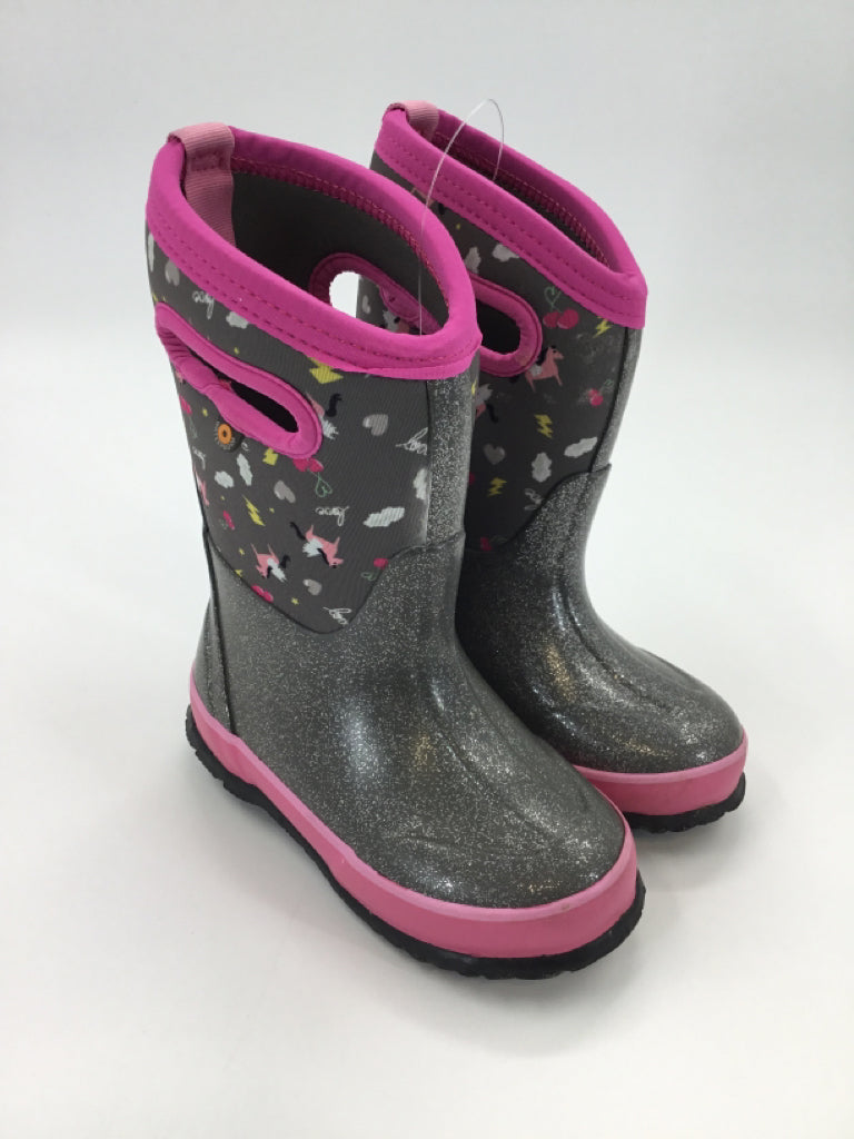 Bogs Child Size 10 Pink Rain/Snow Boots