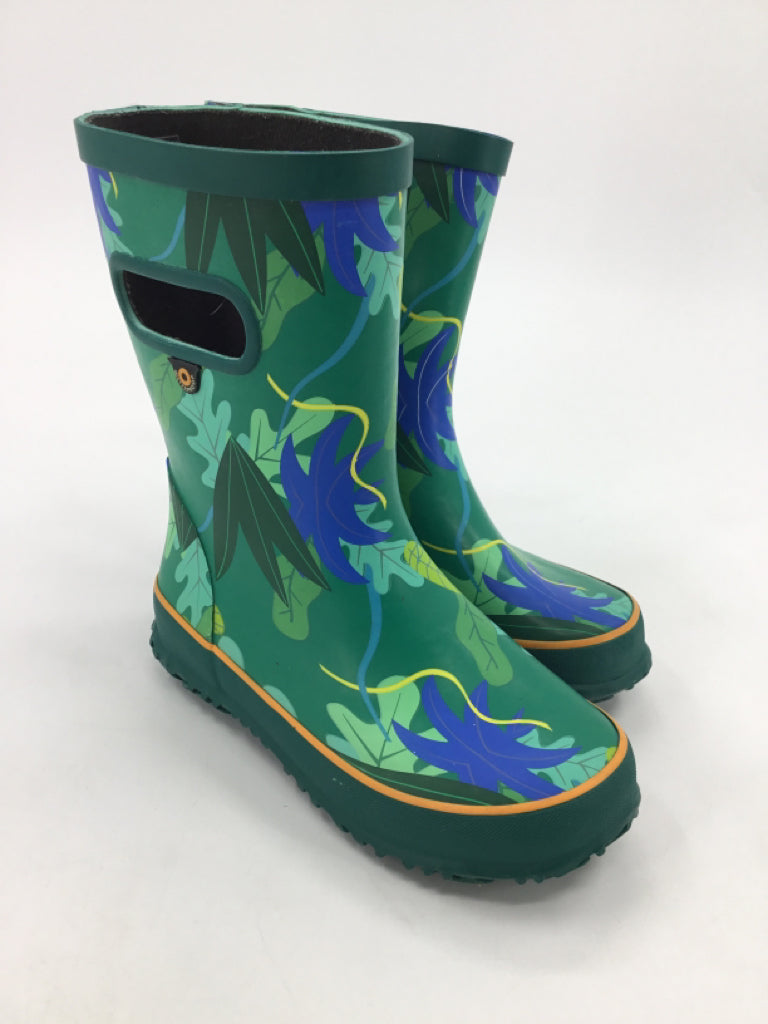 Bogs Child Size 13 Green Rain/Snow Boots