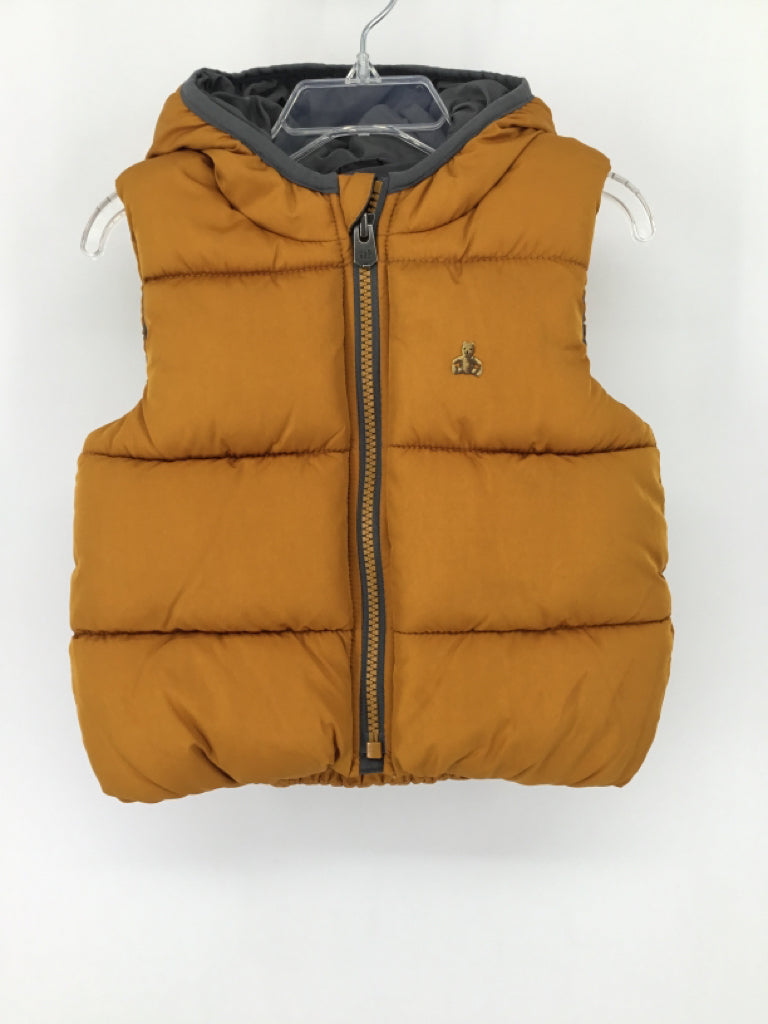 Baby Gap Child Size 18-24 Months Mustard Solid Outerwear - boys