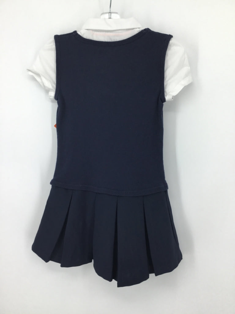 French Toast Child Size 6 Navy Dress - girls