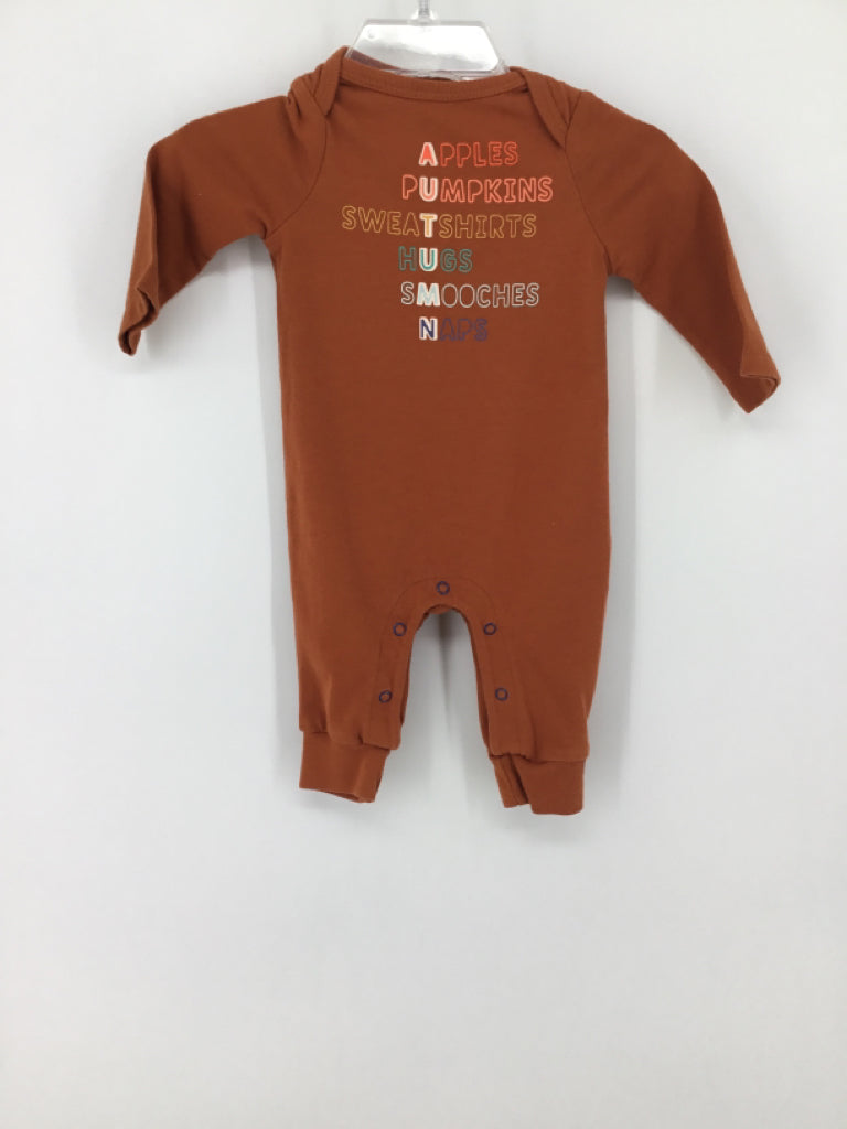Cat & Jack Child Size Newborn Orange Halloween Outfit