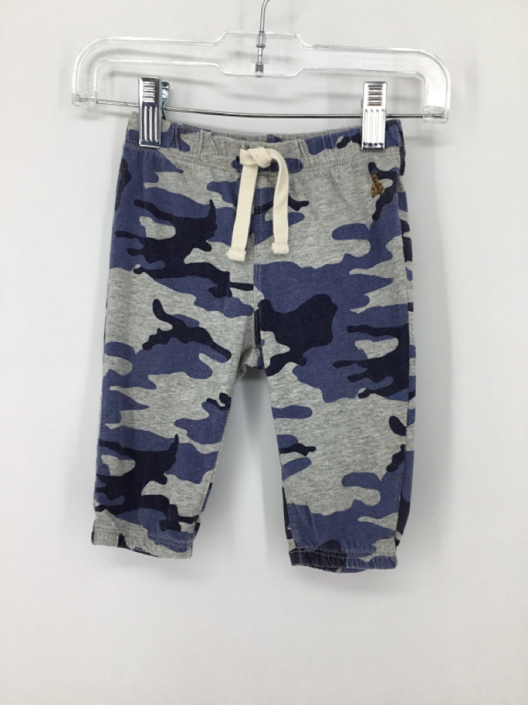 Baby Gap Child Size 6-12 Months Blue Camoflage Pants - boys