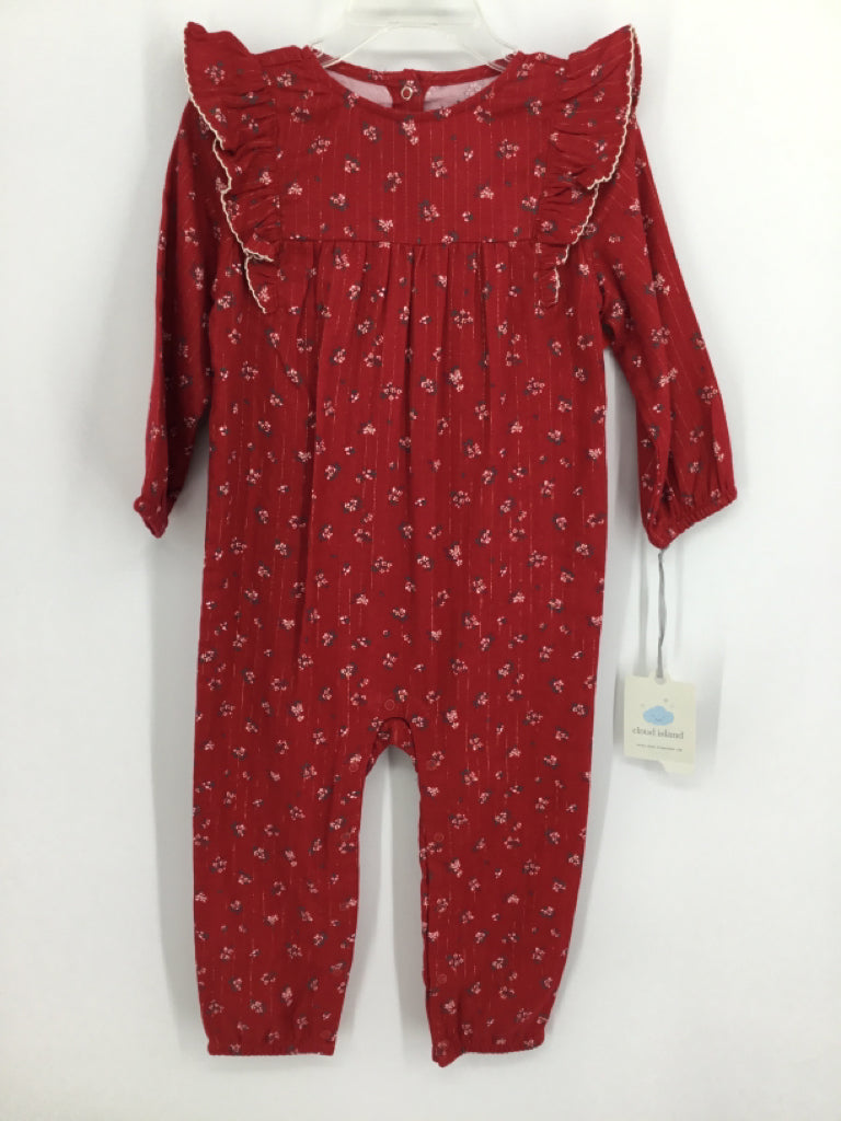 cloud island Child Size 24 Months Red Outfit - girls