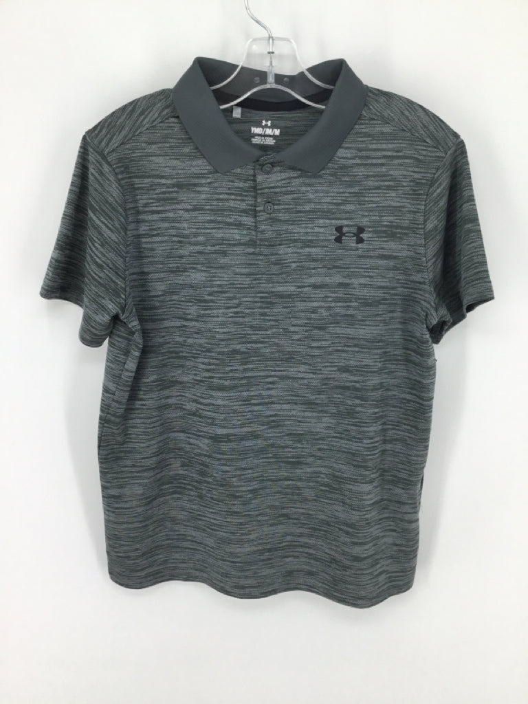 Under Armour Child Size 10 Gray Marbled Shirt - boys
