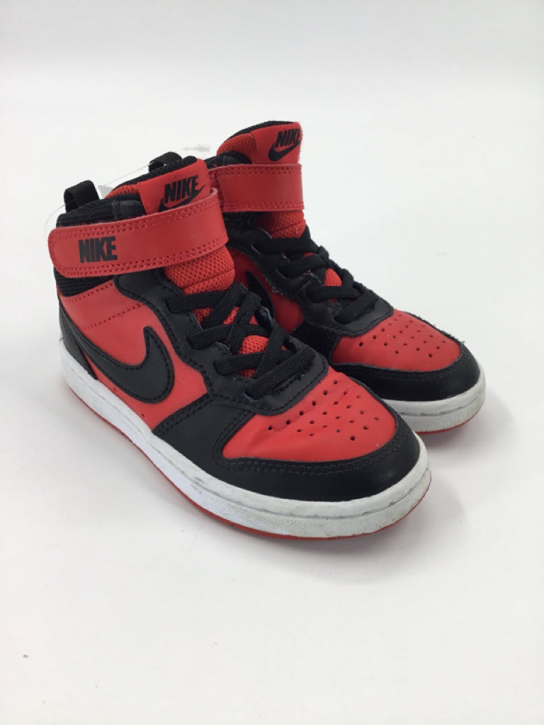 Nike Child Size 10.5 Toddler Red/Black Sneakers