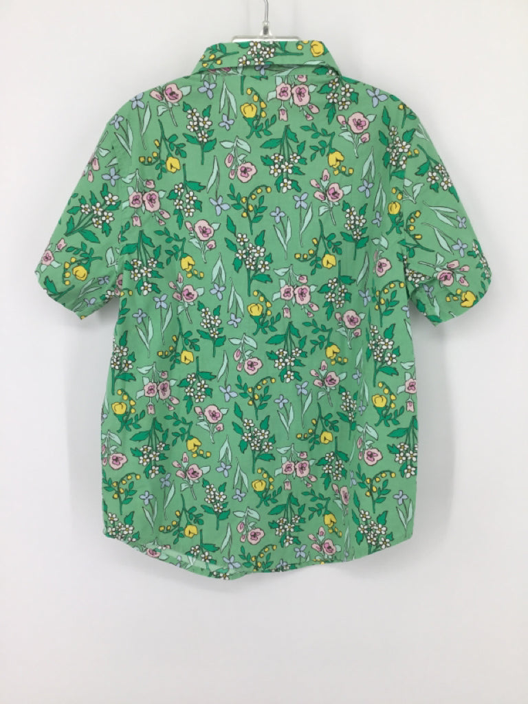 Cat & Jack Child Size 6 Green Print Shirt - boys