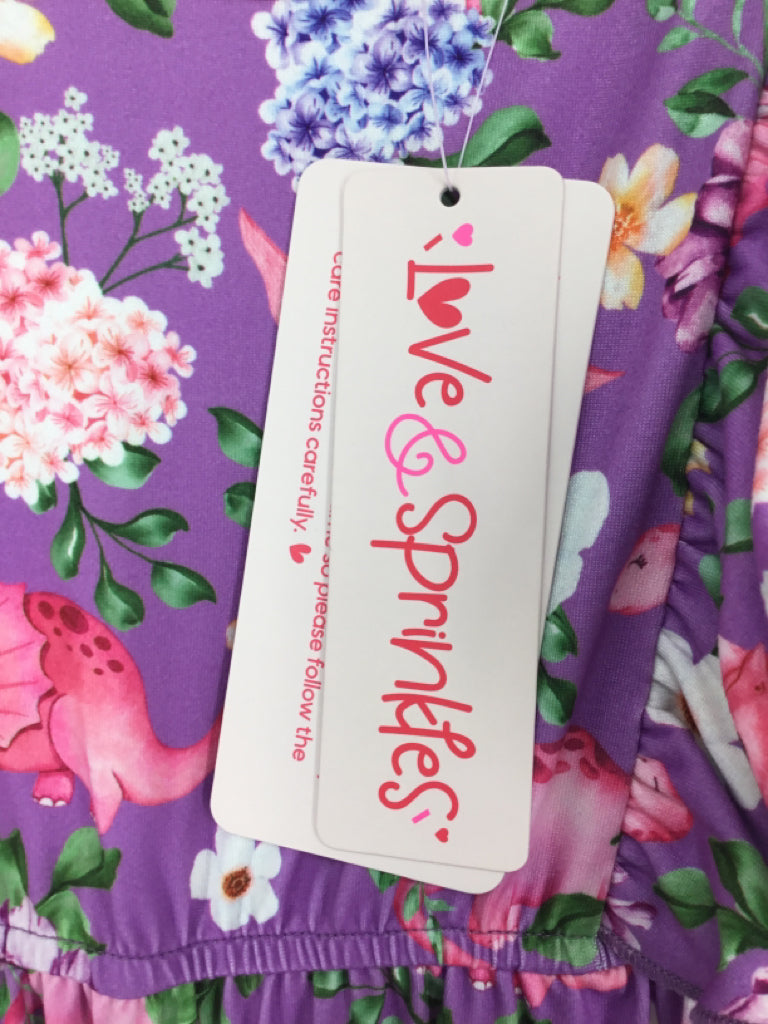 Love & Sprinkles Child Size 7 Purple Dress - girls