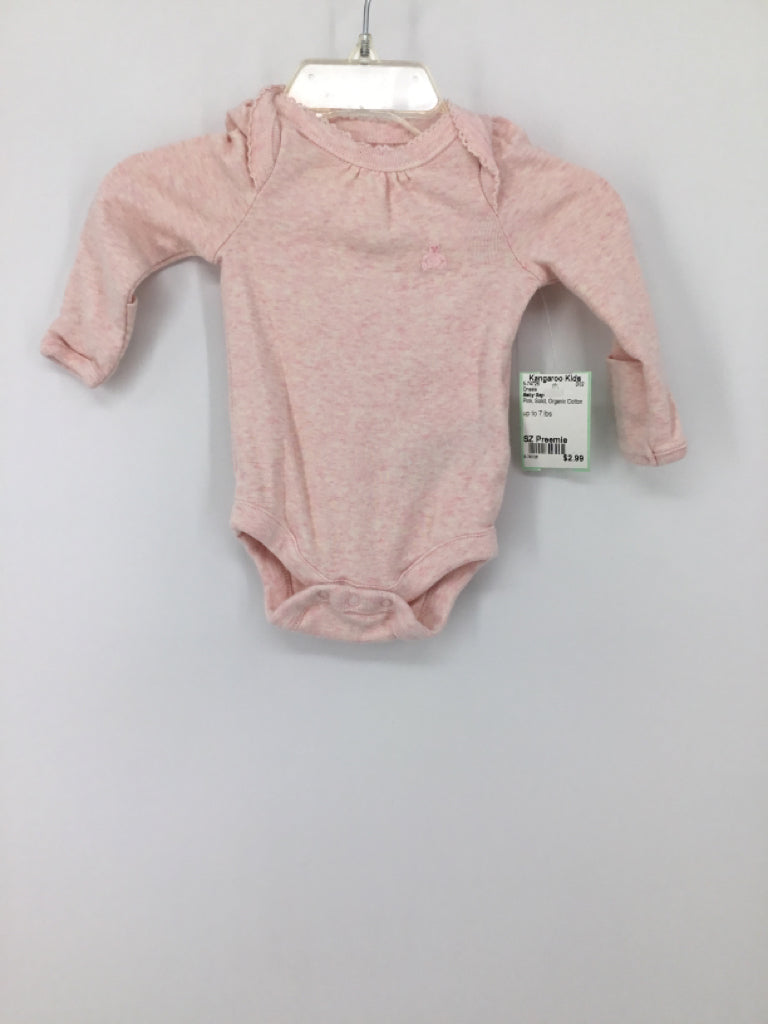 Baby Gap Child Size Preemie Pink Onesie