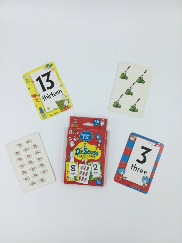 Dr Seuss Numbers 1-20 Flash Cards