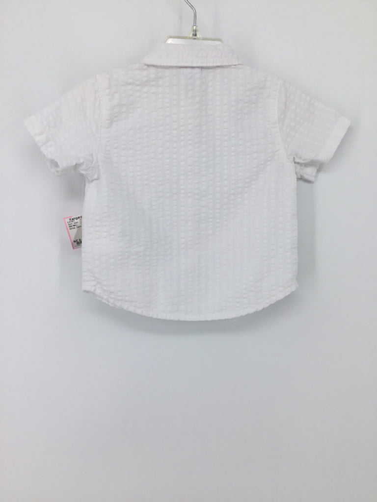 Old Navy Child Size 6-12 Months White Solid Shirt - boys