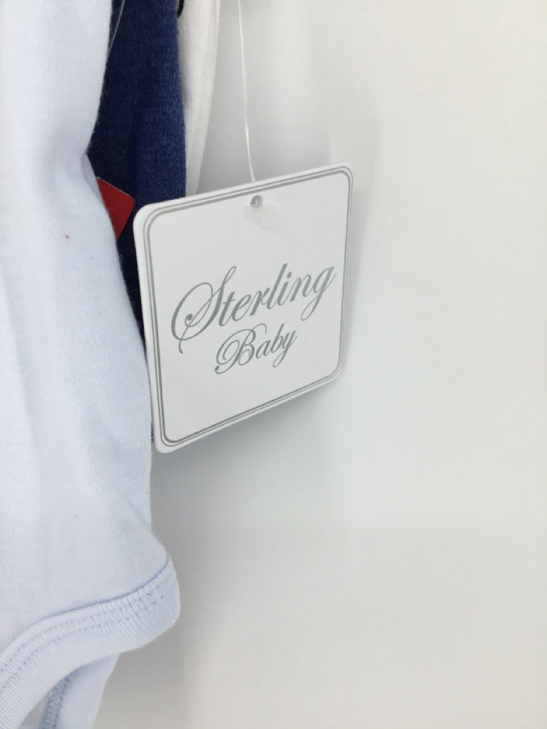 Sterling Baby Child Size 6 Months Blue Onesie