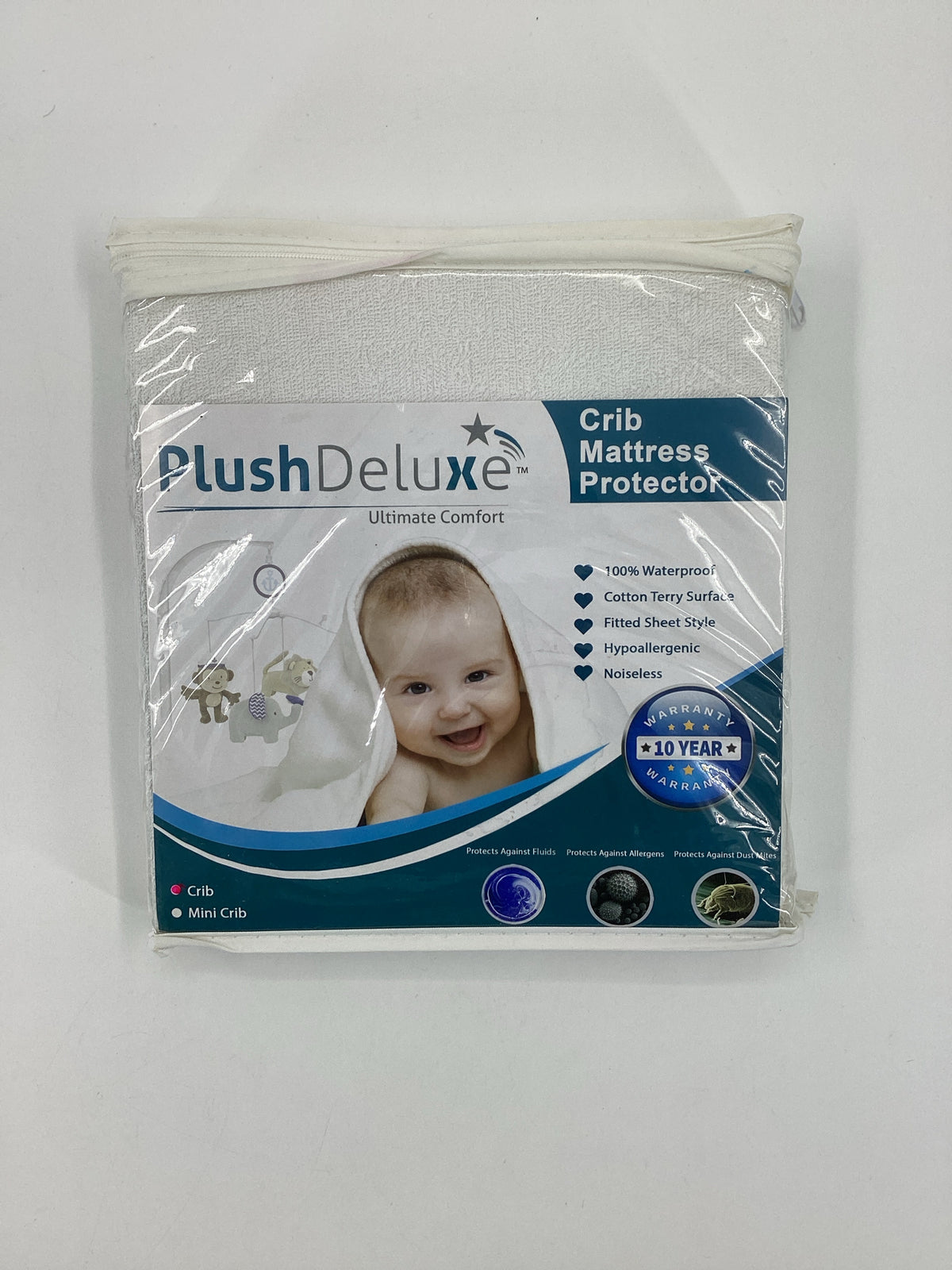 Plush Deluxe Crib Mattress Protector