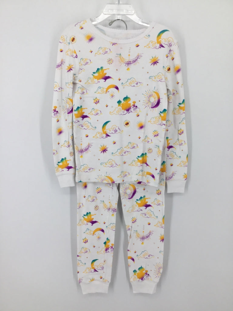 Disney Child Size 7 White Pajamas - girls