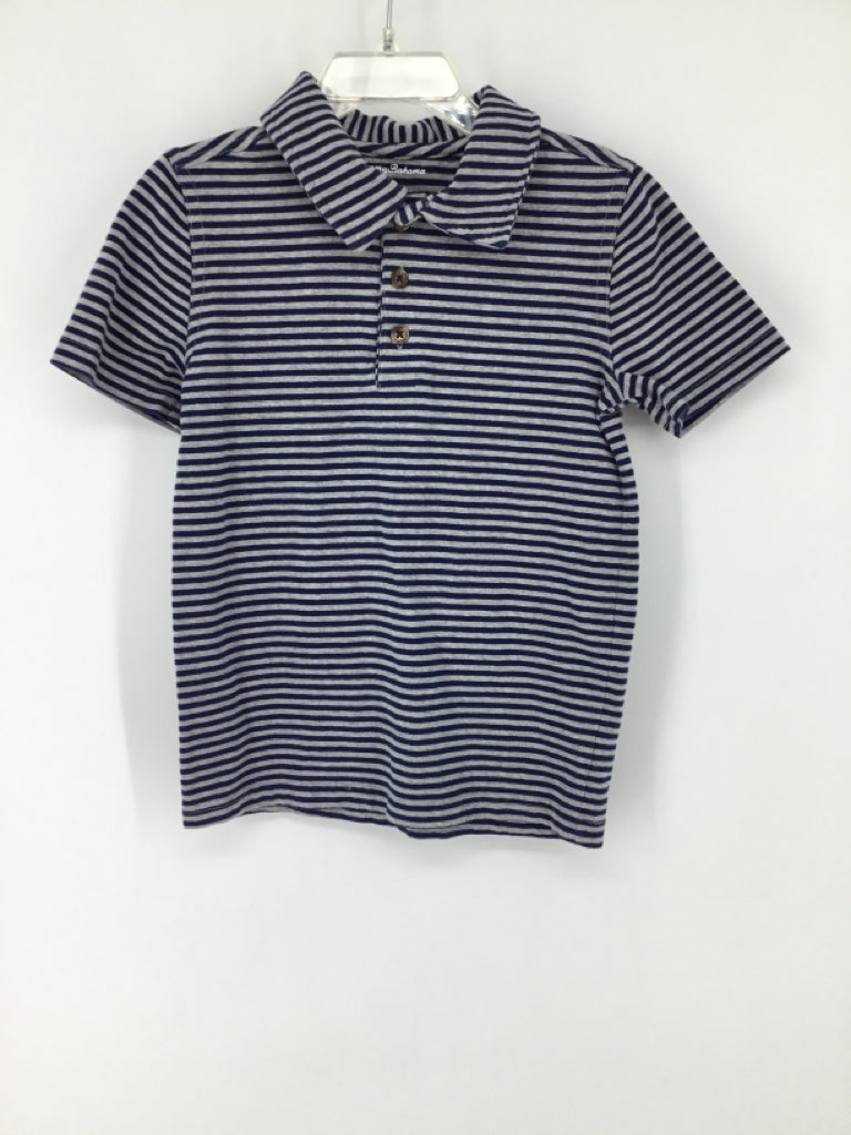 Tommy Bahama Child Size 6 Navy Stripe Shirt - boys