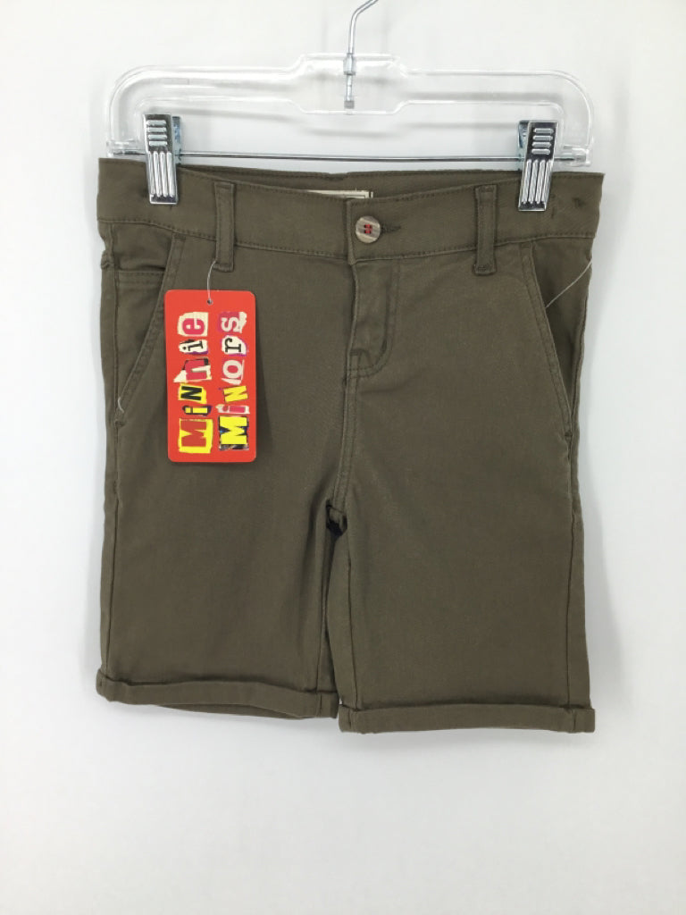 Minnie Minors Child Size 2 Green Solid Shorts - boys