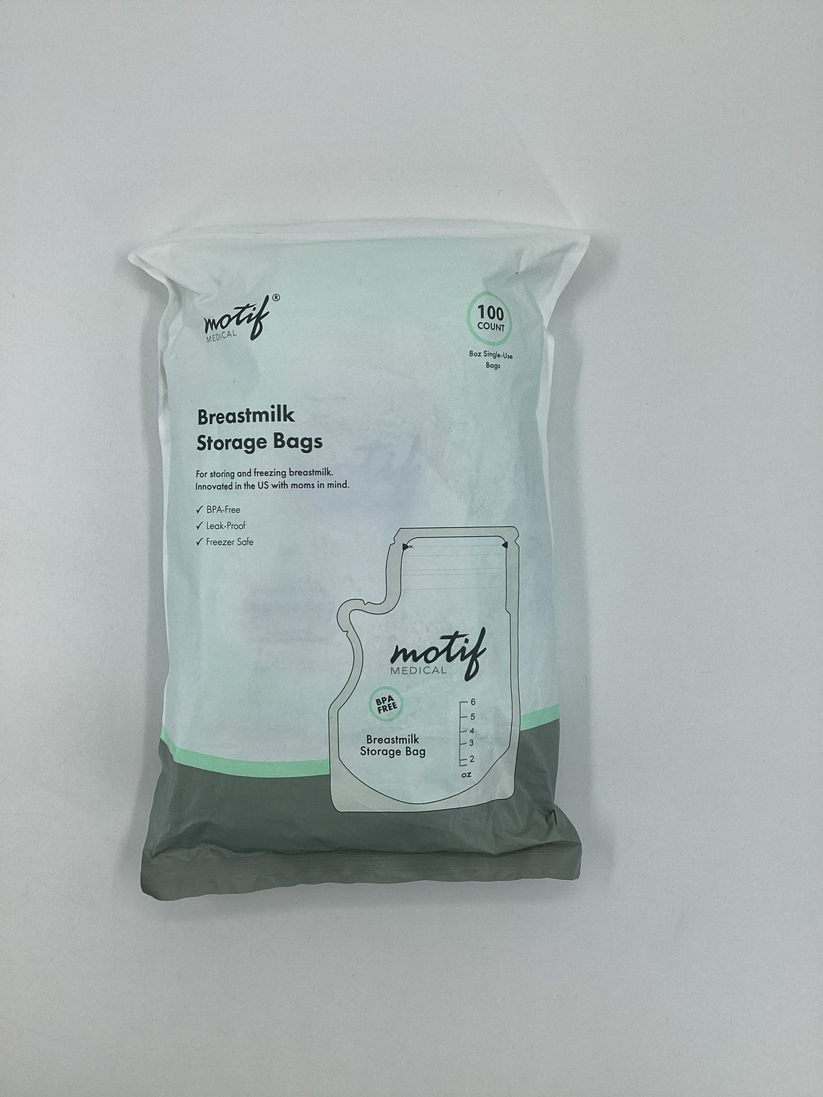 Motif Medical Breastmilk Storage Bags 100 Ct