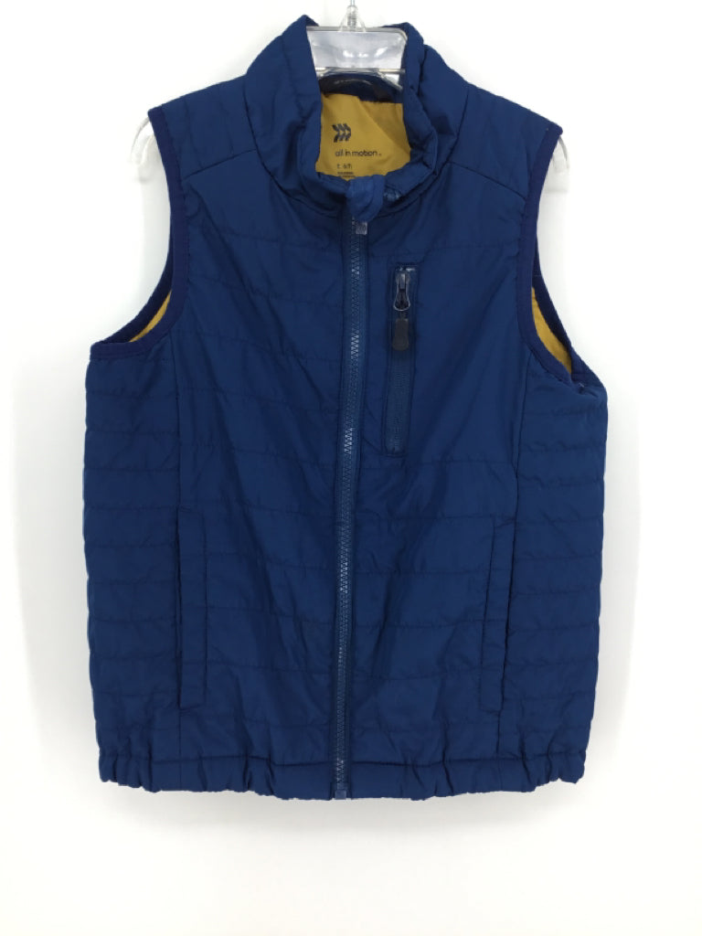 All In Motion Child Size 6 Blue Solid Outerwear - boys
