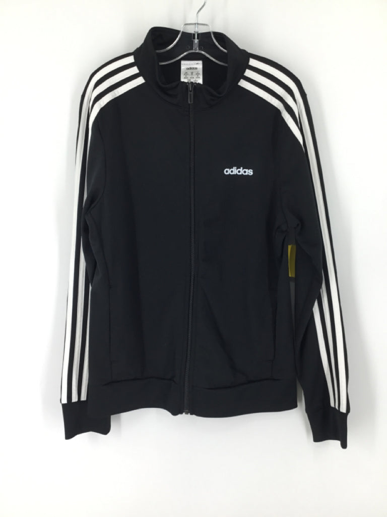 Adidas Child Size 10 Black Solid Jacket - boys