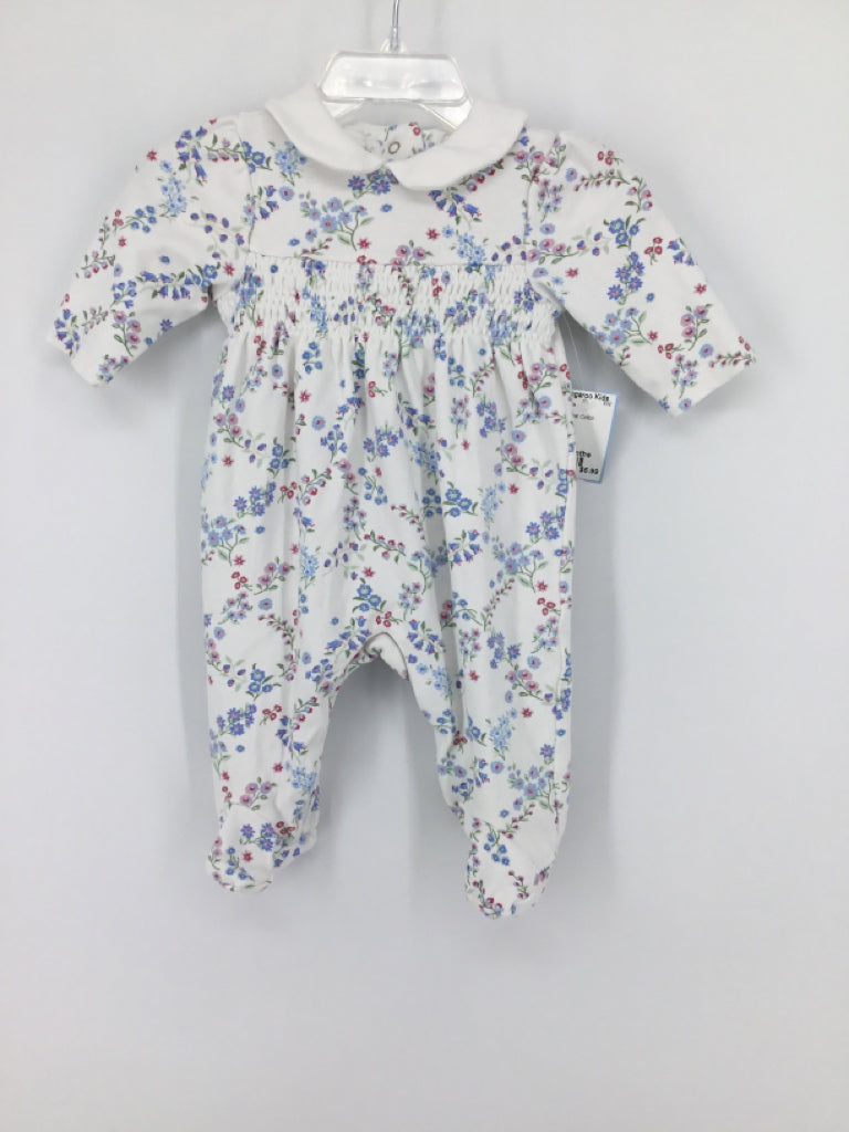 Little Me Child Size 3 Months White Outfit - girls