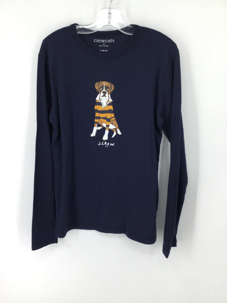 Crewcuts Child Size 10 Navy Dog T-shirt - boys