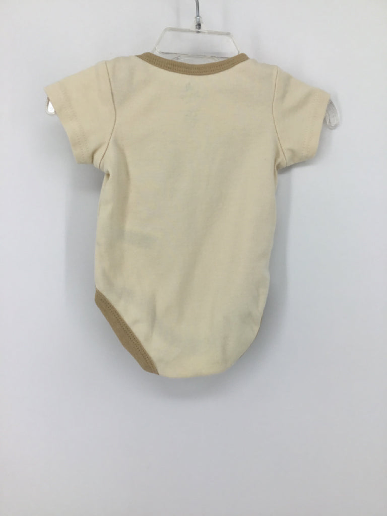Disney Child Size 0-3 Months Tan Onesie