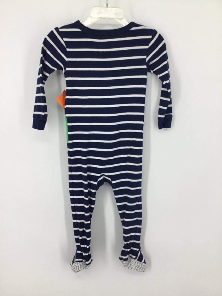 Carter's Child Size 18 Months Navy Sleepers
