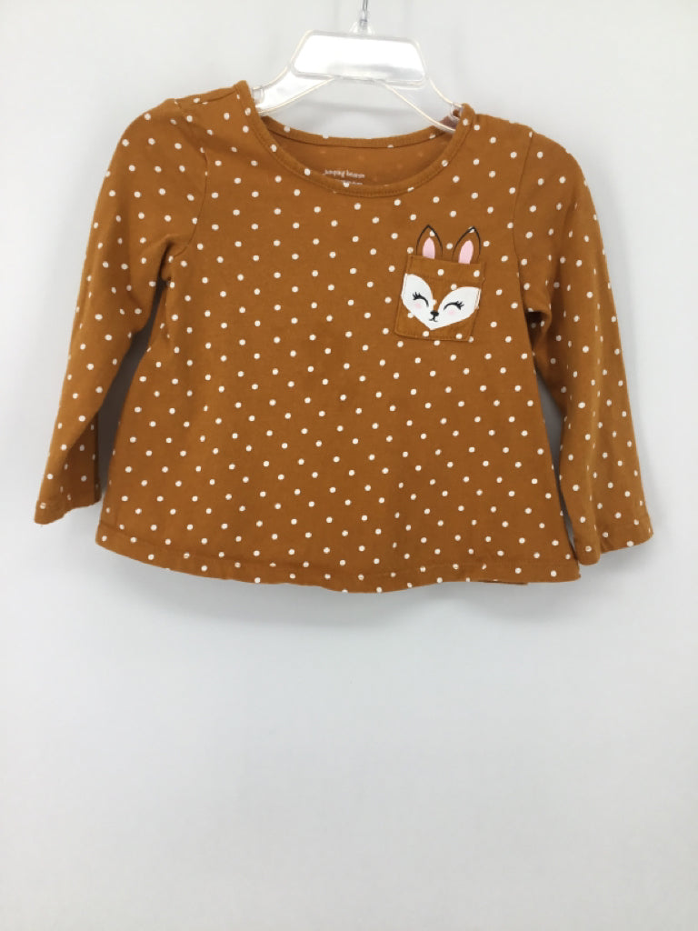 jumping beans Child Size 18 Months Yellow T-shirt - girls