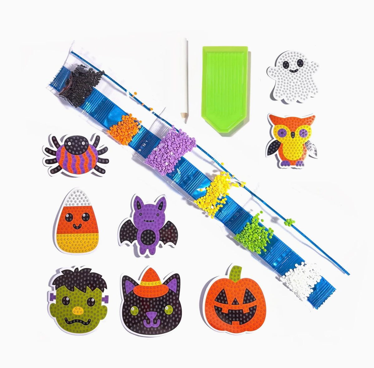 Ooly - Mini Razzle Dazzle DIY Gem Sticker Kit (Spooky Fun)