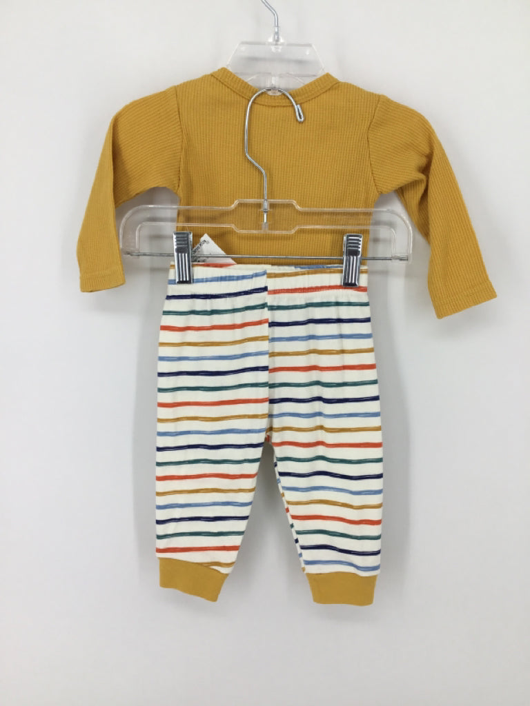Chickpea Child Size 3-6 Months Yellow Thanksgiving Outfit