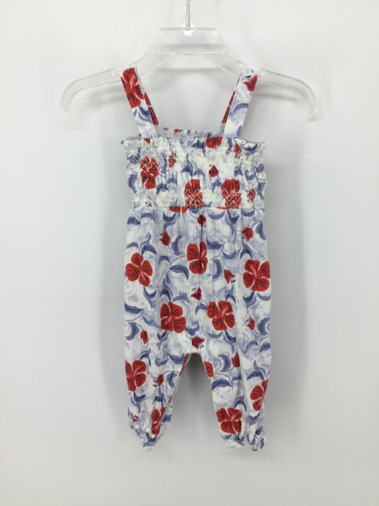 Just One You Made by Carters Child Size 3 Months Blue Print Outfit - boys