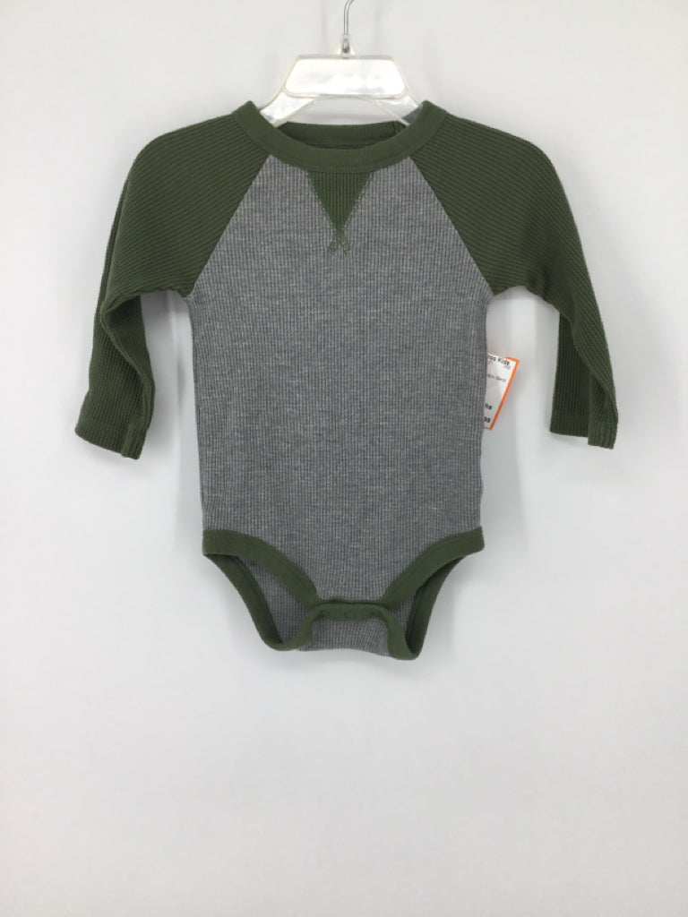 Cat & Jack Child Size 6-9 Months Green Onesie