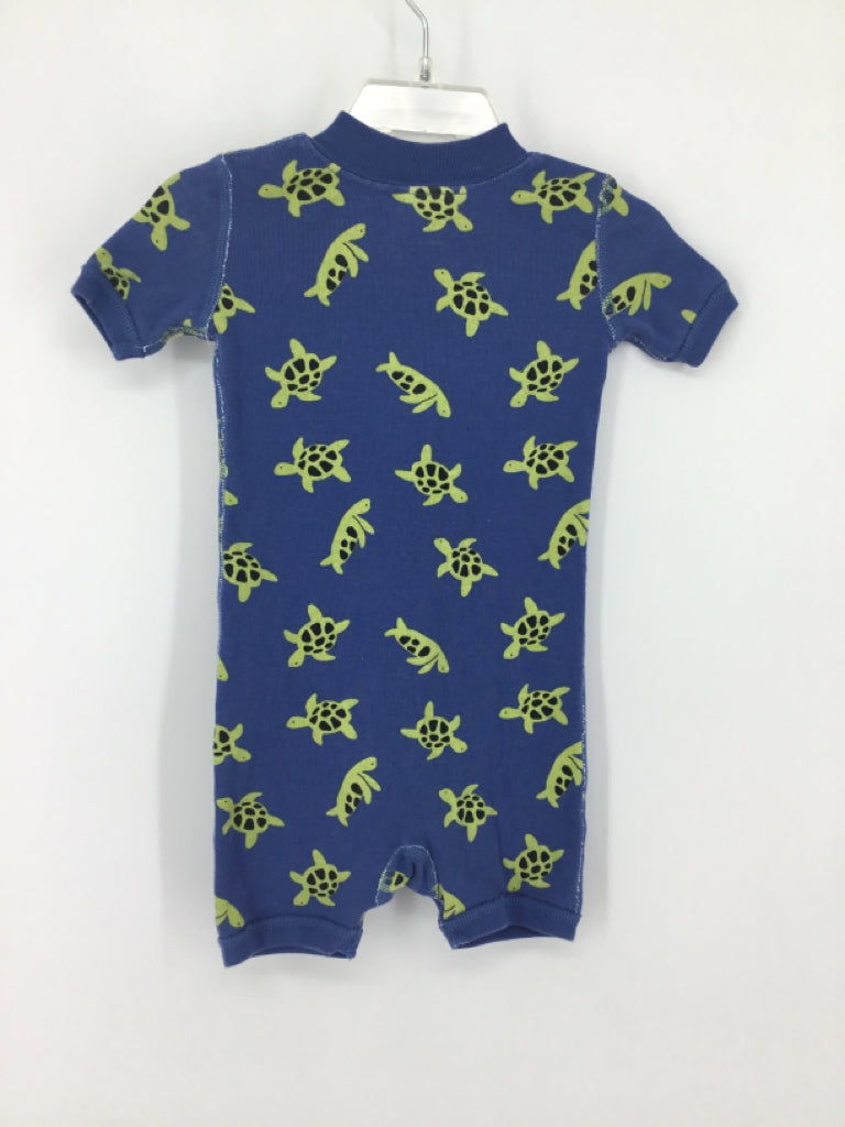 Hanna Andersson Child Size 12-18 Months Blue Print Pajamas - boys