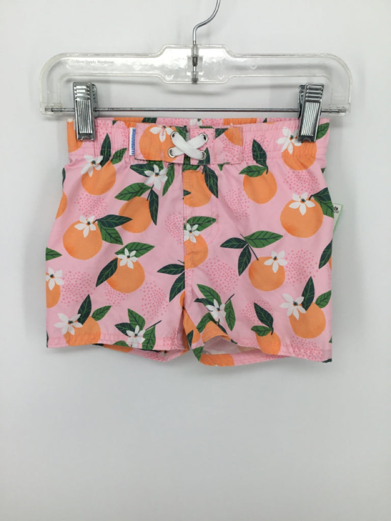 Rugged Butts Child Size 6-12 Months Pink Tropical Swimwear - boys