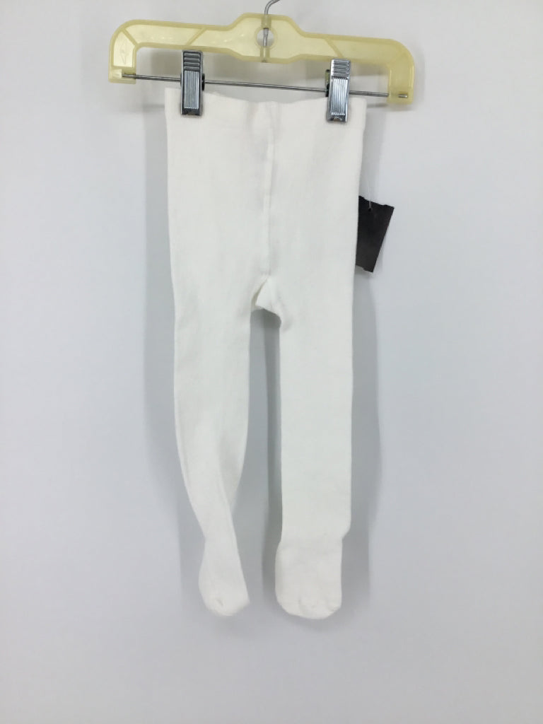Carter's Child Size 18 Months White Tights - girls