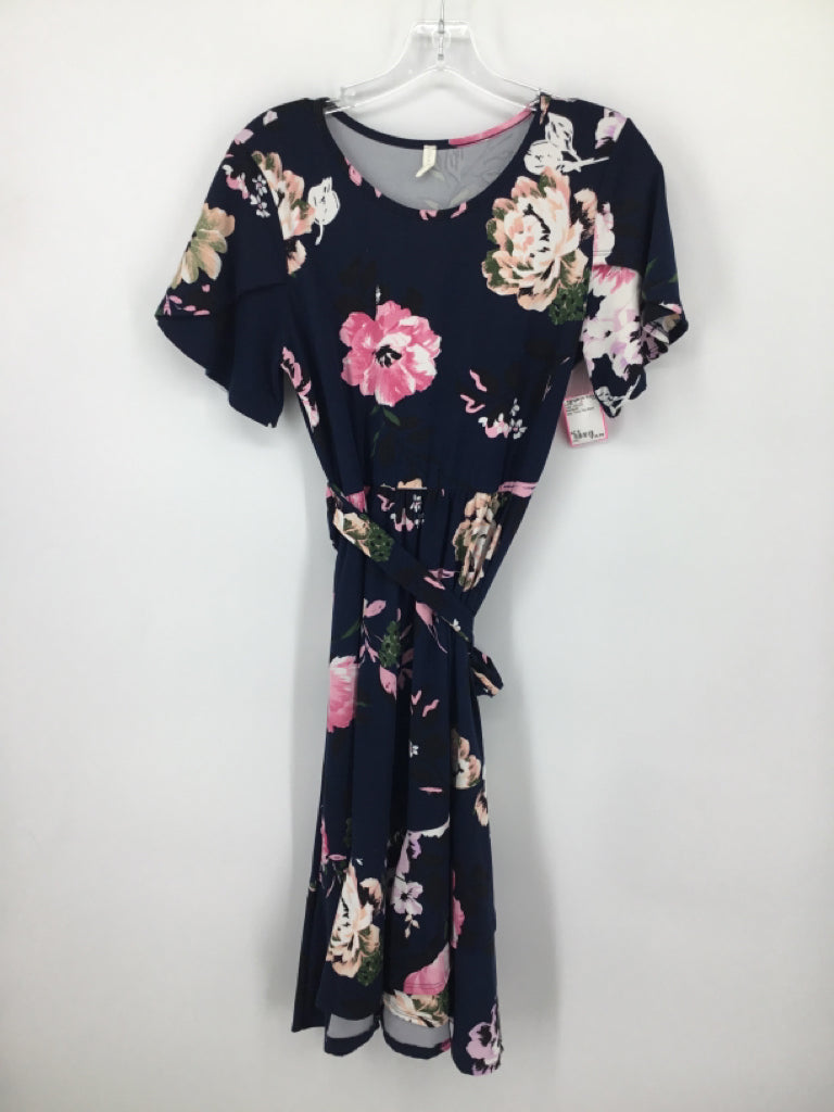 Pink Blush Size S Poly Blend Dress - Maternity