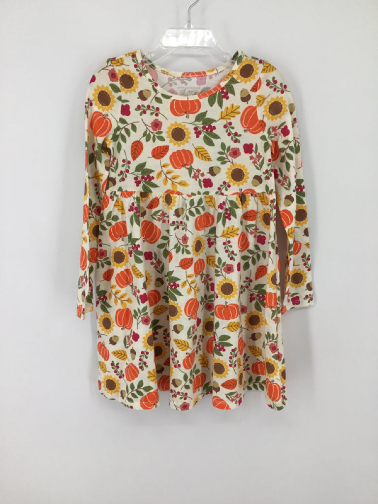 Childrens Place Child Size 5 Orange Halloween Dress