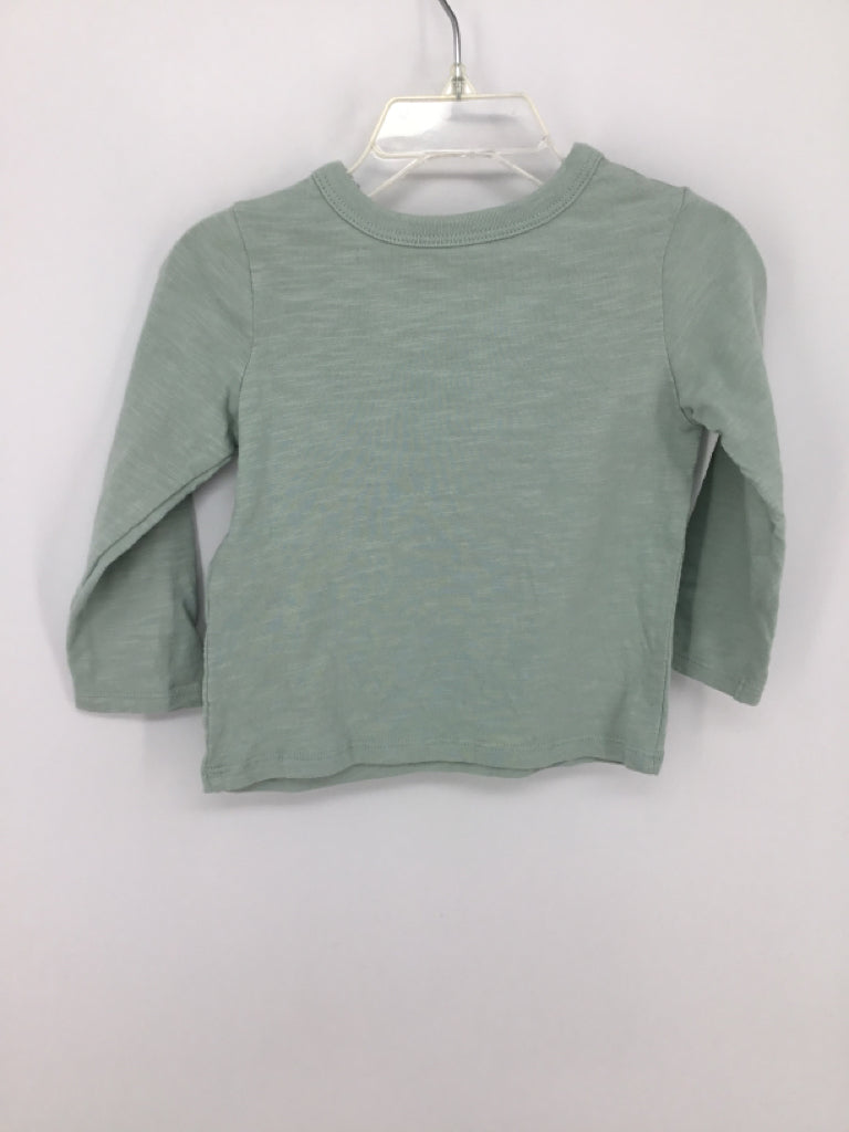 Little Co Child Size 12 Months Green Christmas T-Shirt