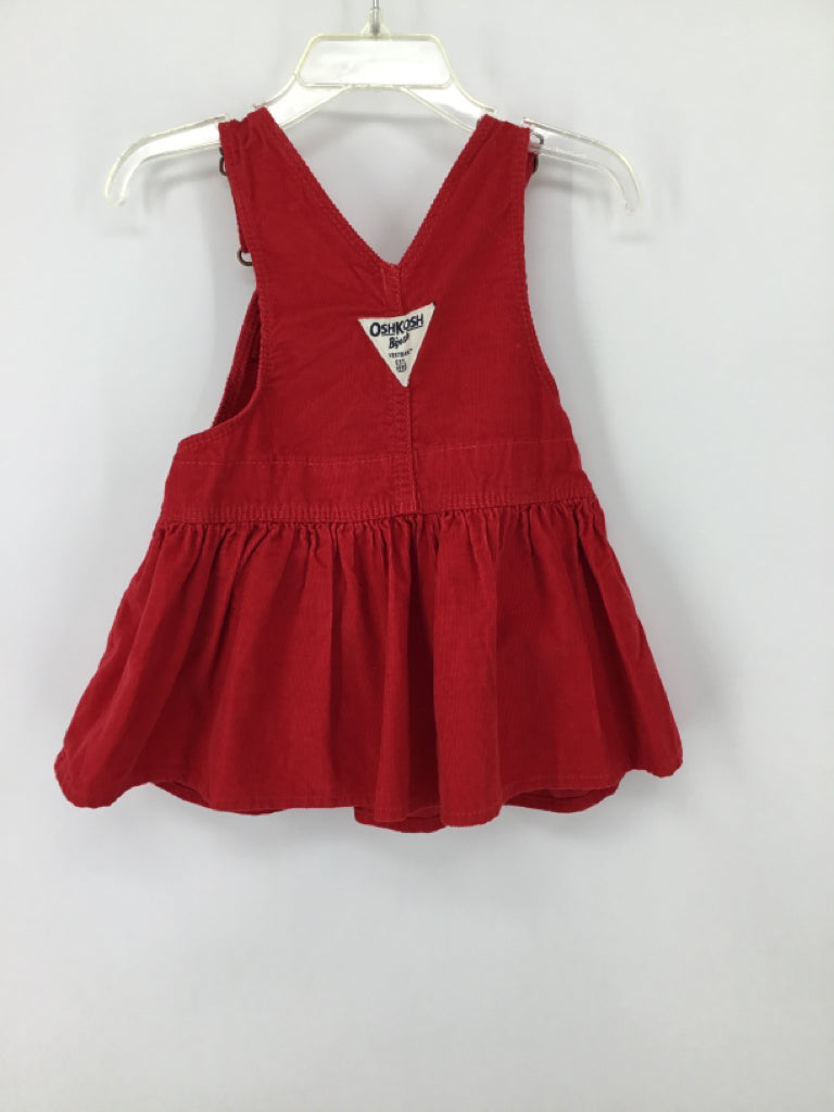 OshKosh B'gosh Child Size 12 Months Red Dress - girls