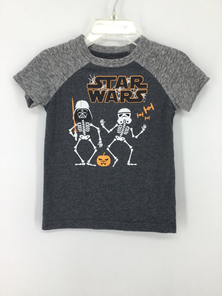 Star Wars Child Size 2 Gray Halloween T-Shirt