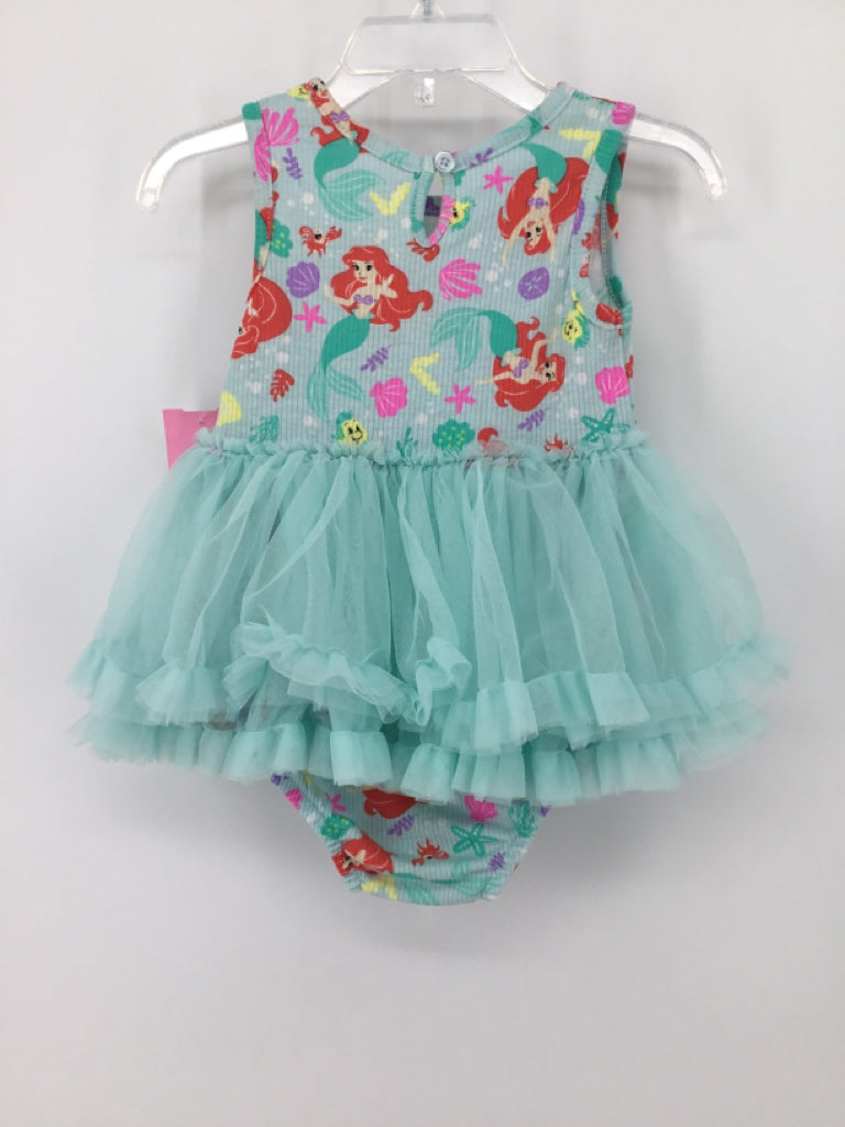 Disney Child Size 18 Months Blue Outfit - girls