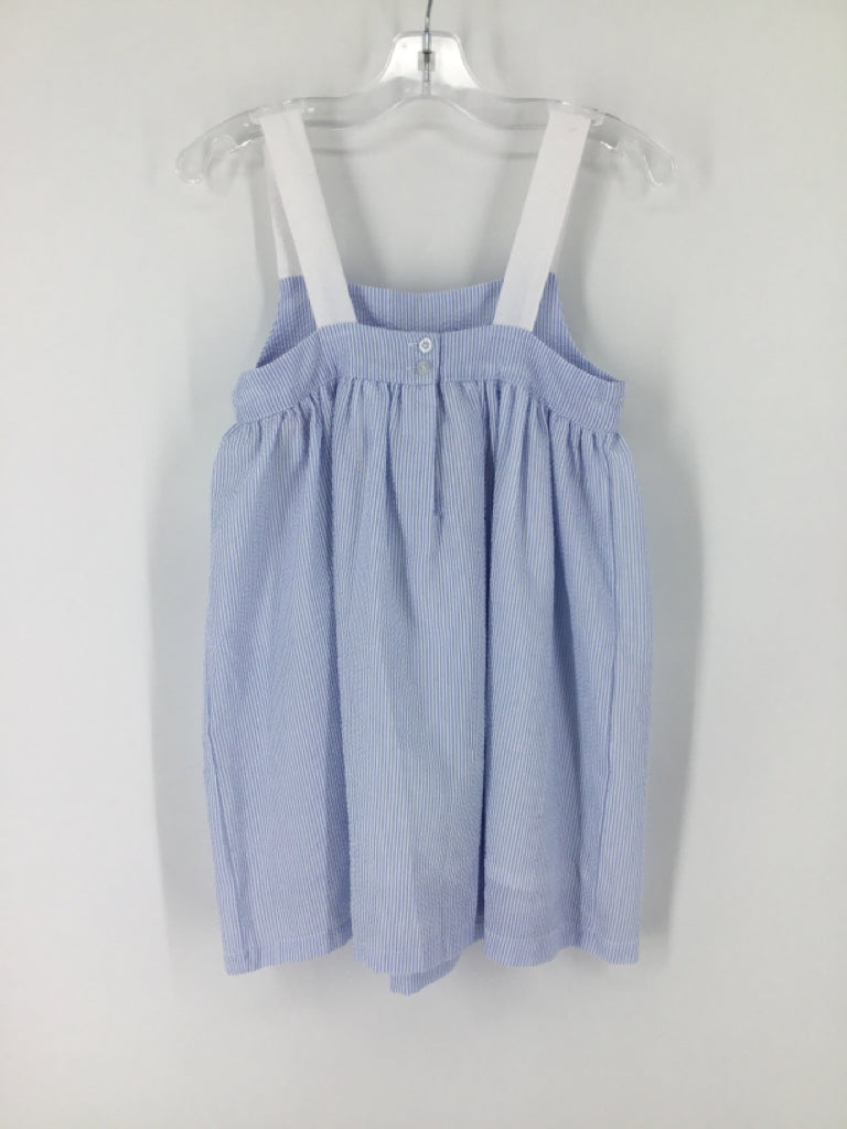 Stitchy Fish Child Size 6 Blue Dress - girls