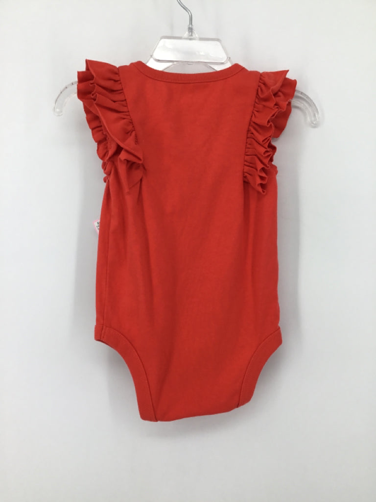 Cat & Jack Child Size 6-9 Months Red Onesie