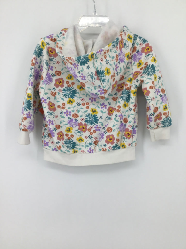 okie dokie Child Size 18 Months White Hoodie - girls