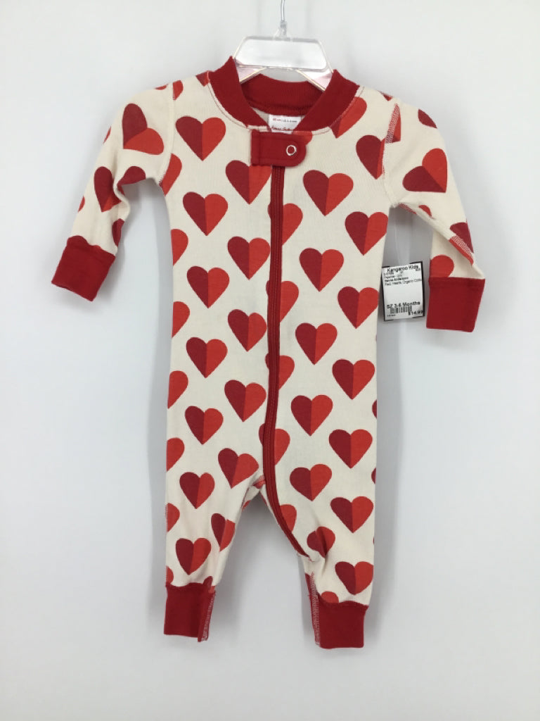 Hanna Andersson Child Size 3-6 Months Red Pajamas - girls
